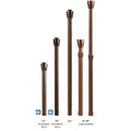 Alliance Outdoor Lighting Area Light Stem, 1.6" x 18" Aged Brass For Bi-Pin G4 200 Lumens 2.5 W LED Lamps | ALSTEM18-BT