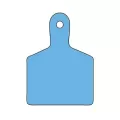 2.7" x 2-1/4" Purple Thermoplastic Polyurethane Standard Blank ID Tag