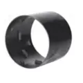 ADS Soiltight Coupler, Snap HDPE Dual Wall Injection Molded External N-12, Black 6" | DFD0613AA
