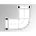 2" Gasketed PVC SDR-21 90 Degrees 1-Piece Bend | HRP118020