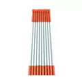 Reflective 4' x 5/16" , 200ct. Fiberglass Snow Stakes | MTLRSS48X516