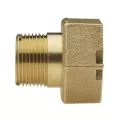 5/8" x 3/4" MIP x Meter Brass Straight Meter Coupling | WWFUN58X34