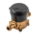 5/8" x 3/4" 150 psi Copper Alloy/Plastic Positive Displacement Water Meter | WWFWM58X34