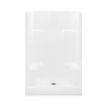 3-1/4" 48" x 35" x 72" AcrylX Applied Acrylic Smooth/White 1-Piece Everyday Series with Center Drain Shower Stall | AQT1483SGWH