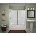 2" 60" x 30" x 72" AcrylX Applied Acrylic Smooth/White 1-Piece Everyday Series with Right Drain Tub Shower | AQT260330RWH