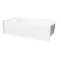 2" 60" x 36" x 18" AcrylX Applied Acrylic White 1-Piece Soaker Everyday Series with Left Drain Bathtub | AQT6036SMINLWH