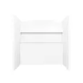 30" x 60" x 60" x 1-1/4" Composite White 4-Piece Tub NexTile Series Wall Set | BTZ041500000