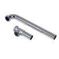 1-1/2" Slip Joint 16" Chrome Brass Tubular End Outlet Waste | DER108A1