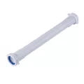 1-1/4" Slip Joint 6" White Polypropylene Extension Tube | DERP9790
