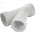 6" x 6" x 4" Hub White PVC Reducing Wye | DWPY532