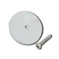 6" ia Chrome Stainless Steel Cleanout Cover Plate | EZE43491