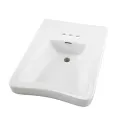 21" x 17-7/4" x 8-1/8" Vitreous China White Maxwell Series Self Rimming Bathroom Sink | GBR12834CH