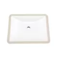 1-1/4" 18-3/4" x 14-3/4" x 6-9/16" Vitreous China White Logan Square Petite Series Undercounter Bathroom Sink | GBRG0012765