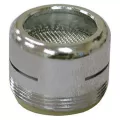 15/16" x 55/64" Male Threaded x Female Threaded Chrome Brass Slotted Full Flow Aerator | JSCA01003