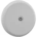 7-1/4" x 7-3/16" x 3/8" Matte White Plastic Flat High Impact Cleanout Cover Plate | JSCC95007