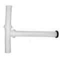 1-1/2" White PVC Direct Connection End with 13" Arm Disposer Kit | JSCP37033