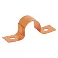 1" CTS Copper-Plated Steel 2-Hole Tube Strap | SIO5014