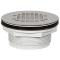 Polypropylene White 828 Series Shower Module Drain | SIO8282