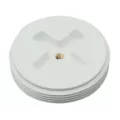 1-1/2" Threaded Black ABS/Glass-Filled Polypropylene 879 Series Slotted with Brass Insert Flush Plug | SIO87915
