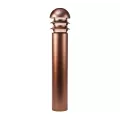 Alliance Lighting Bollard Light, Aluminum Bi-Pin Aged Brass 36" | AOLBOLLARD100