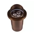 Alliance Outdoor Lighting In-Ground Well Light, 6W Ceramic Bi-Pin MR-16 LED Aged Brass GL100 Series | AOLGL100LED6W