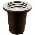 Alliance Outdoor Lighting Well Light, 2W to 5W 2700K/3000K/4000K Integrated Bluetooth-Controlled LED Aged Brass GL160 Series In-Ground | AOLGL160BT