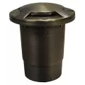Alliance Outdoor Lighting In-Ground Well Light, 35W Ceramic Bi-Pin MR-16 Halogen Aged Brass 360 Deg Output | GL190