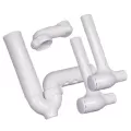 White Vinyl For All 1-1/4" or 1-1/2" Cast Brass or Tubular P-Trap 100/103-EZ Series Undersink Piping Cover | IPS103EZ