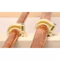 3/4" IPS 1-1/4" CTS Plastic For IPS CTS Copper Tubing CH34114 Series Combination Half Clamp | IPSCH34114
