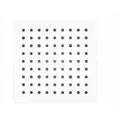 1/2" 6" x 6" x 1-31/32" Polished Chrome Bronson Series Square Raincan Showerhead | PPF973183A