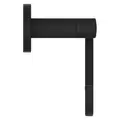 7" x 4-23/32" Matte Black Metal Deckard Series Towel Ring | PPFBRBDA1B