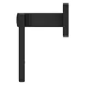 7" x 4-23/32" Matte Black Metal Deckard Series Towel Ring | PPFBRBDA1B