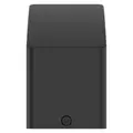 1-9/16" x 2-13/16" Matte Black Metal Kenzo Series Lavatory Robe Hook | PPFBRHDF1B