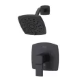 1/2" NPT 5-5/16" x 3-15/32" Metal Matte Black Multi-Function 1-Handle Deckard Series Shower Only Trim | PPFLG897DAB