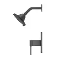 1/2" NPT 5-5/16" x 3-15/32" Metal Matte Black Multi-Function 1-Handle Deckard Series Shower Only Trim | PPFLG897DAB