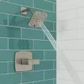 1/2" NPT 5-5/16" x 3-15/32" Metal Brushed Nickel Multi-Function 1-Handle Deckard Series Shower Only Trim | PPFLG897DAK