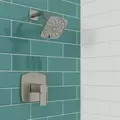 1/2" NPT 5-5/16" x 3-15/32" Metal Brushed Nickel Multi-Function 1-Handle Deckard Series Shower Only Trim | PPFLG897DAK