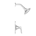 3-7/32" x 4-5/32" Metal Polished Chrome 1-Handle Weller Series Shower Only Trim Kit | PPFLG897WRC
