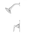 3-7/32" x 4-5/32" Metal Polished Chrome 1-Handle Weller Series Shower Only Trim Kit | PPFLG897WRC