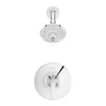 3-7/32" x 4-5/32" Metal Polished Chrome 1-Handle Weller Series Shower Only Trim Kit | PPFLG897WRC