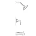 3-7/32" x 4-5/32" Metal Polished Chrome 1-Handle Weller Series Tub and Shower Trim | PPFLG898WRC