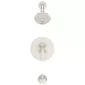 3-7/32" x 4-5/32" Metal Brushed Nickel 1-Handle Weller Series Tub and Shower Trim | PPFLG898WRK