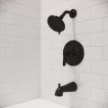 3-7/32" x 4-5/32" Metal Tuscan Bronze 1-Handle Weller Series Tub and Shower Trim | PPFLG898WRY