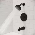 3-7/32" x 4-5/32" Metal Tuscan Bronze 1-Handle Weller Series Tub and Shower Trim | PPFLG898WRY