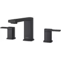 1/2" 2-15/32" x 5-23/32" Metal Matte Black 2-Handle Deckard Series Roman Tub Trim | PPFRT65DAB