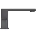 1/2" 2-15/32" x 5-23/32" Metal Matte Black 2-Handle Deckard Series Roman Tub Trim | PPFRT65DAB