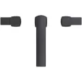 1/2" 2-15/32" x 5-23/32" Metal Matte Black 2-Handle Deckard Series Roman Tub Trim | PPFRT65DAB