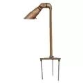 Alliance Outdoor Lighting Path Light, Ceramic Bi-Pin 2700K LED Aged Brass Solid Brass PL Series | AOLPL250