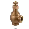 1-1/4" FPT Brass AV Series Heavy-Duty Less Union Champion Angle Valve | AQLAV125