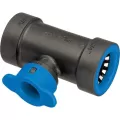 3/4" x 1/2" Push Blue Tee | BLK37373D